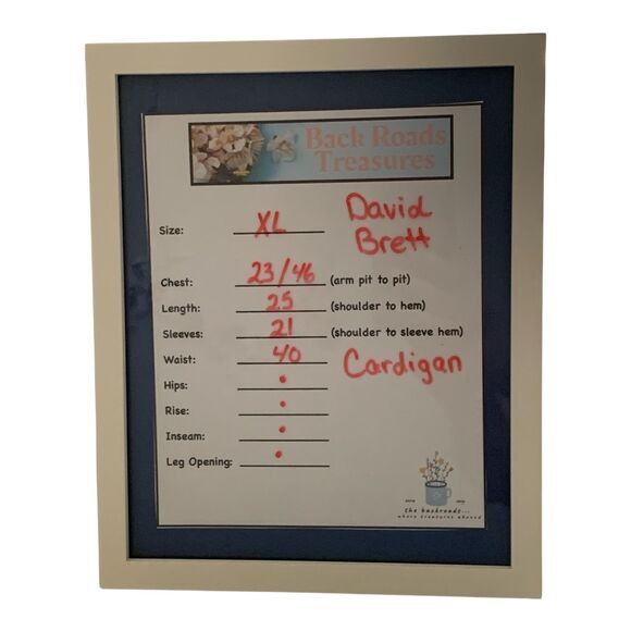 Vintage Womens Cardigan XL Ivory 70s 80s Long Sleeve V-Neck Textured David Brett - Picture 12 of 12